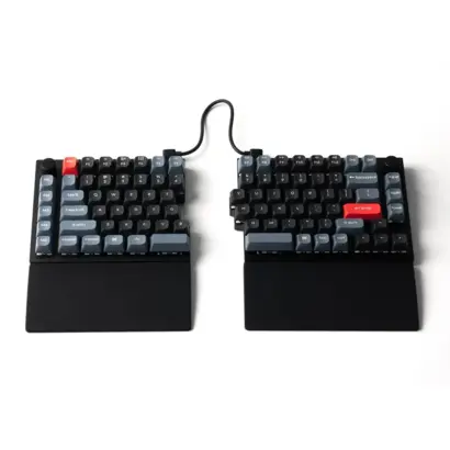 Keychron PR65 siliconen polssteun (Q11 split) zwart