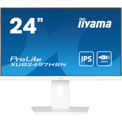 23,8" iiyama XUB2497HSN-W2 IPS 1ms HDMI/DP/USB Dock speakers