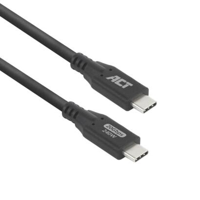 ACT USB4 20Gbps USB-C kabel 240W M/M 1 meter