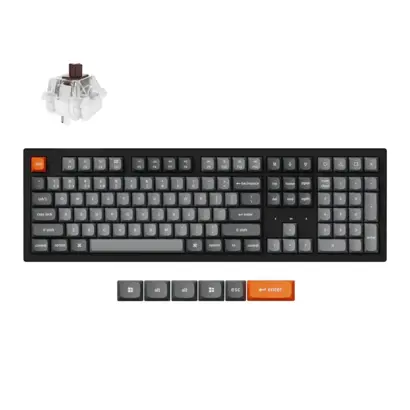 Keychron K10 Max QMK gaming toetsenbord brown switch