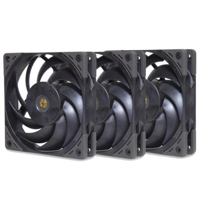 Scythe Grand Tornado 120mm 3000RPM ventilator zwart 3-pack