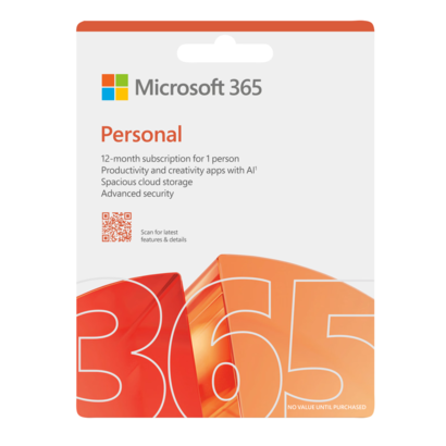 Microsoft 365 Personal 1 gebruiker 1 jaar (key only)