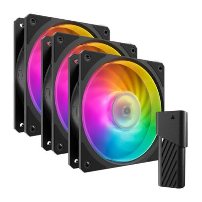 Cooler Master Mobius 120P ARGB ventilator 120mm 3 stuks