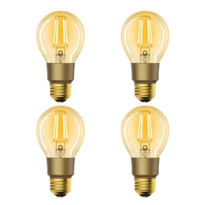 4-pack Woox R9078 Filament slimme E27 LED lamp WiFi