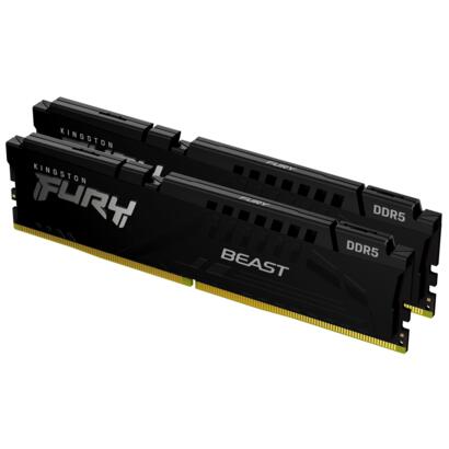 Kingston Fury Beast 128GB (2x64G) DDR5-5600 KF556C40BBK2-128