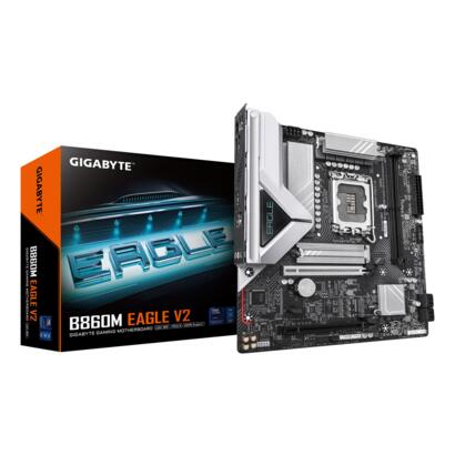 Gigabyte B860M Eagle V2, DDR5, M.2, USB-C, DP/HDMI, Soc 1851