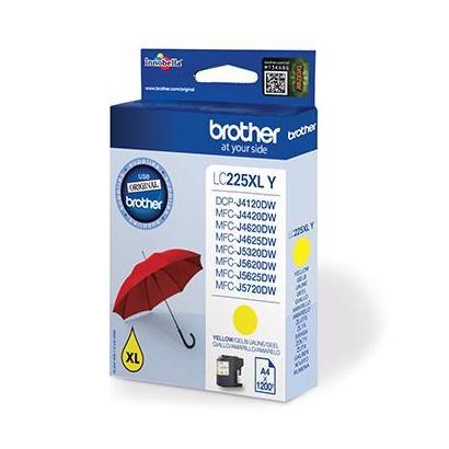 Brother LC-225Y XL geel inktcartridge