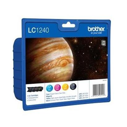 Brother LC-1240VALBP zwart/geel/cyaan/magenta