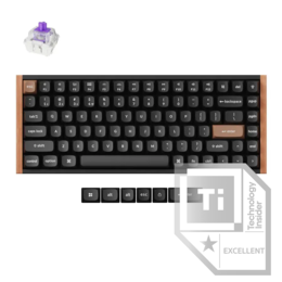 Keychron K2 HE Gaming toetsenbord Nebula special edit. zwart