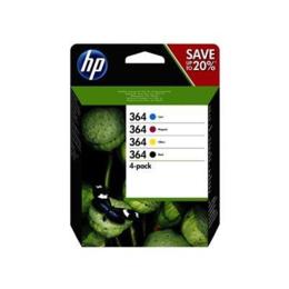 HP 364 Combo-Pack zwart en drie-kleuren