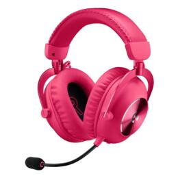 Logitech G Pro X 2 Lightspeed draadloze gaming headset roze