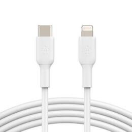 Belkin BoostCharge Lightning naar USB-C kabel 1m wit