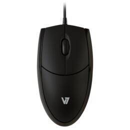 V7 MV3000 Optical muis USB zwart