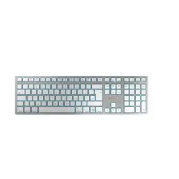 Cherry KW 9100 slim toetsenbord voor Mac zilver