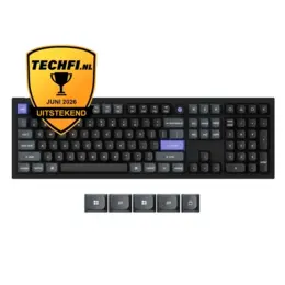 Keychron Q6 HE 8K toetsenbord lime magnetic switch zwart