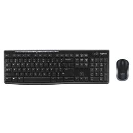 Logitech MK270 draadloze desktop set QWERTY IT zwart