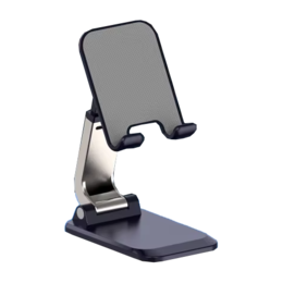 Tablet & telefoon houder in hoogte verstelbaar zwart