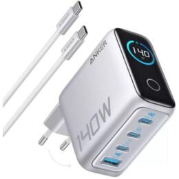 Anker Zolo 140W USB-C laptoplader 4 poorts met kabel