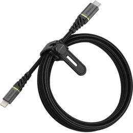 Otterbox Premium USB-C naar Lightning kabel 2m zwart (bulk)