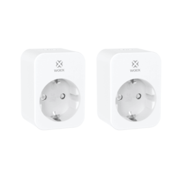 2-pack Woox R6118 Slimme stekker 16A met energiemeter