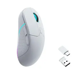 Keychron M3 draadloze gaming RGB muis wit