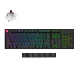 Keychron K10 QMK gaming toetsenbord alu. frame brown switch