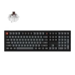 Keychron V6 8K bedraad toetsenbord brown switch zwart