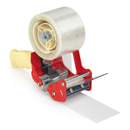 Tape dispenser deluxe rood voor 75mm taperol