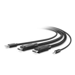 Belkin Secure KVM combo kabel 1,8m zwart