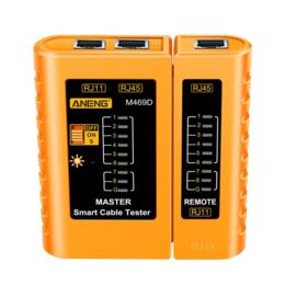 UTP kabeltester geschikt voor RJ11, RJ12, RJ45 (LAN)