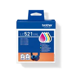 Brother LC-521VAL zwart/cyaan/magneta/geel