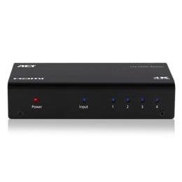 ACT 4 poorts 4K HDMI splitter 3D tot 5 meter