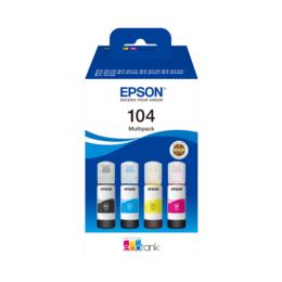 Epson 104 EcoTank Multipack zwart/cyaan/magenta/geel