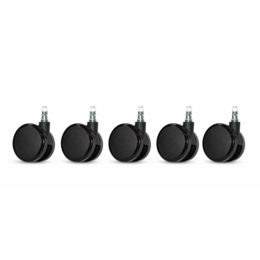 DXRacer Master XL Series vervangende wielen 75mm – 5 stuks