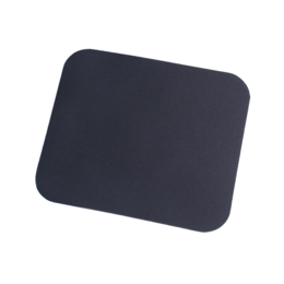 LogiLink standaard muismat zwart 25x22cm
