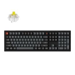 Keychron V6 8K bedraad toetsenbord banana switch zwart