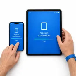 Gebruiksklaar maken van telefoon of tablet