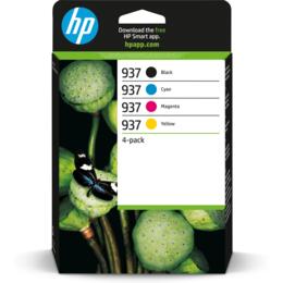 HP 937 4-Pack zwart/cyaan/magenta/geel