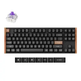 Keychron K8 HE Gaming toetsenbord Nebula special edit. zwart
