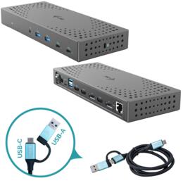 i-tec USB 3.0/USB-C 4K Triple monitor dockingstation G2 100W