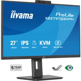 27" iiyama XB2797QSNPH-B1 IPS spks USB/DP/HDMI/USB-C Dock
