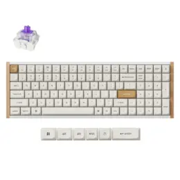 Keychron K4 HE Gaming toetsenbord Nebula special edition wit