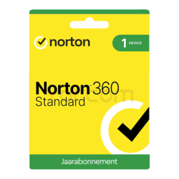 Norton 360 Standard 1-Device + 10GB Cloud 1-jaar (key only)
