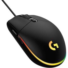 Logitech G203 LightSync gaming muis zwart