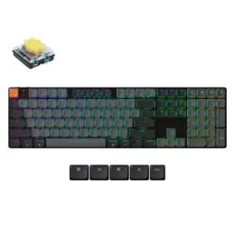 Keychron K5 QMK gaming RGB toetsenbord V2 banana switch