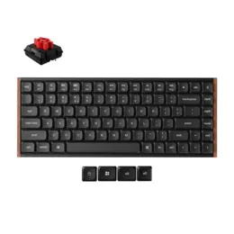 Keychron K3 Ultra 8K toetsenbord Milk POM switch red zwart