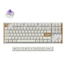 Keychron K8 HE Gaming toetsenbord Nebula special edition wit