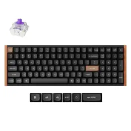 Keychron K4 HE Gaming toetsenbord Nebula special edit. zwart