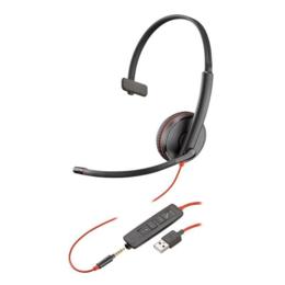 Poly Plantronics Blackwire C3215 USB-A/3,5mm koptelefoon