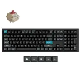 Keychron Q6 Ultra 8K toetsenbord Silk POM red switch zwart